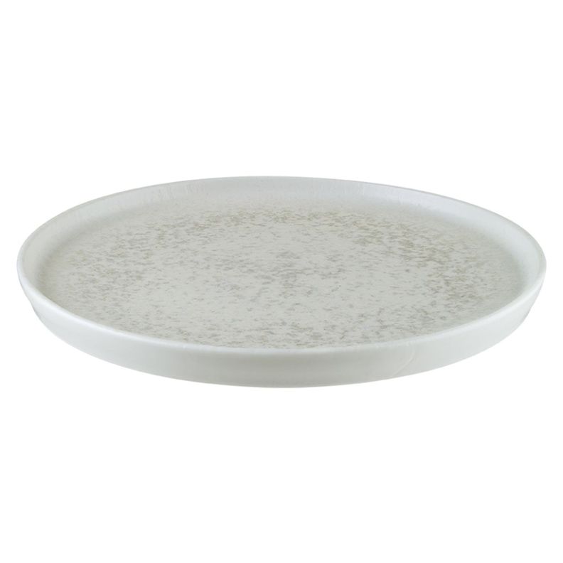 Plato porcelana Lunar blanco 16cm Set 6 unidades-1