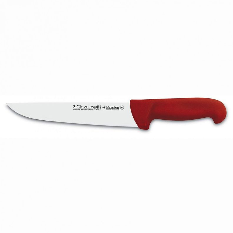 Cuchillo Carnicero 24 cm Rojo-0
