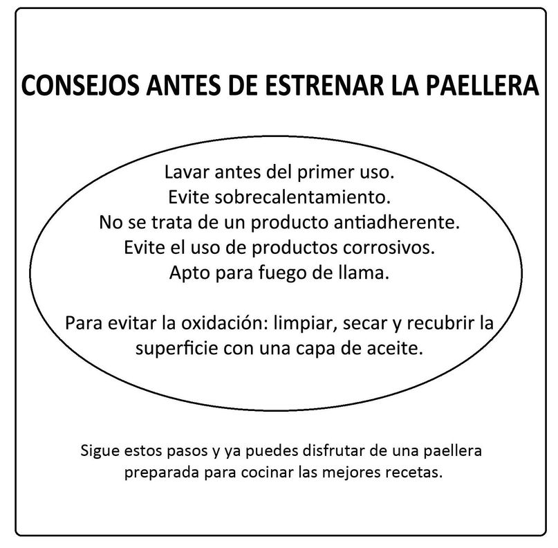 Paellera "La Valenciana" 30 Cms.  4 Personas-1