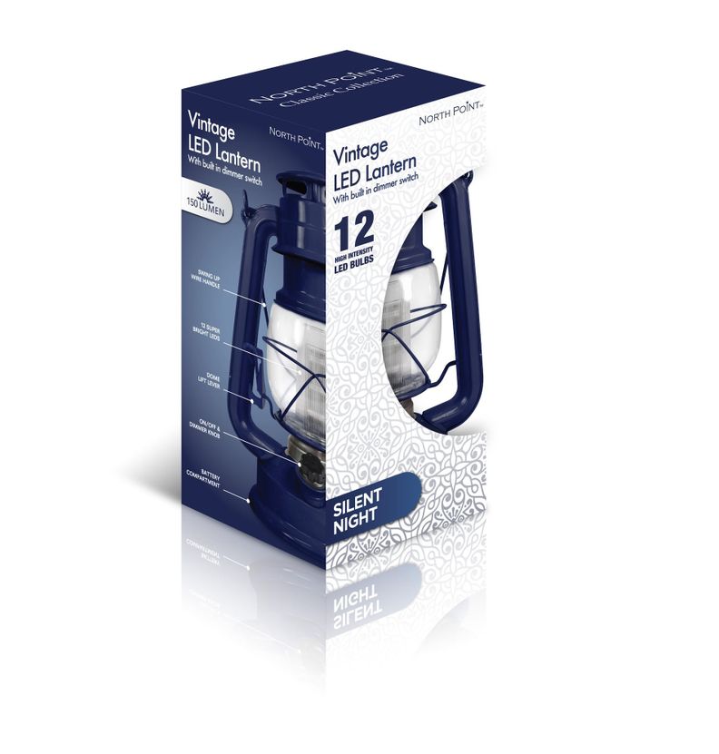 Linterna Led con Dimmer Vintage a Pilas Azul North Point-1
