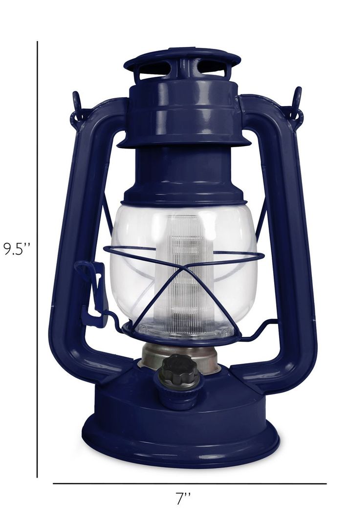 Linterna Led con Dimmer Vintage a Pilas Azul North Point-2
