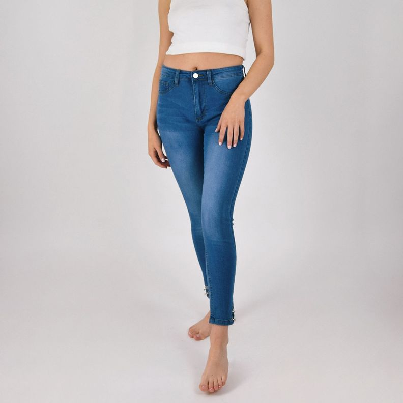 Jeans De Mujer Elasticado Skinny-0