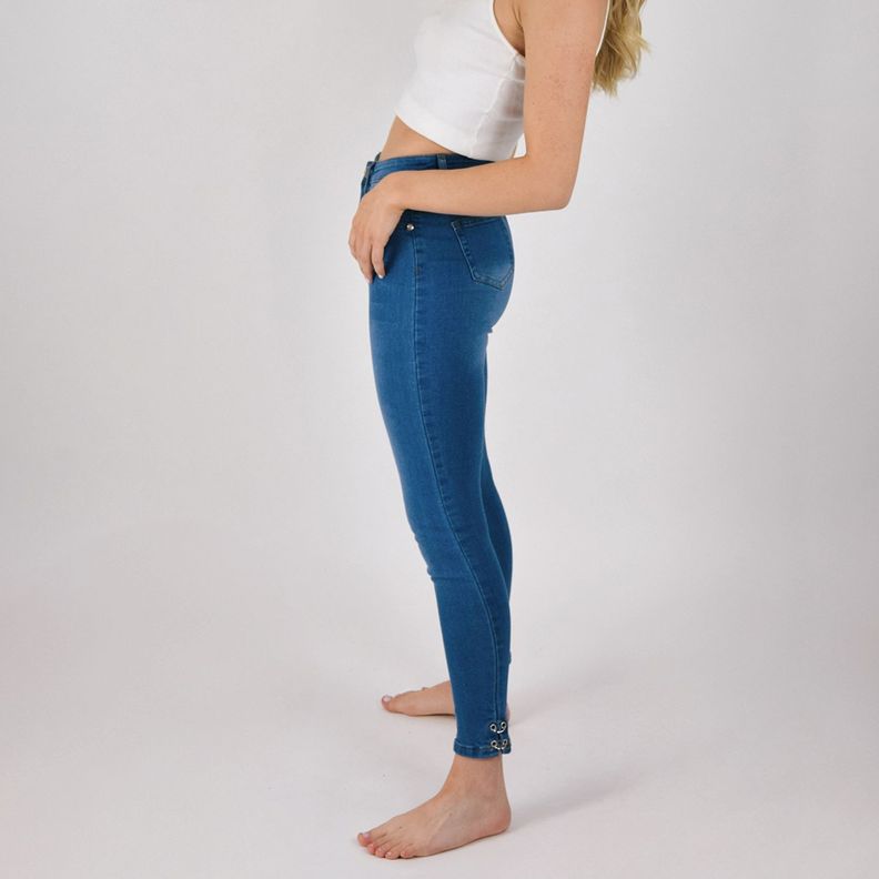 Jeans De Mujer Elasticado Skinny-3