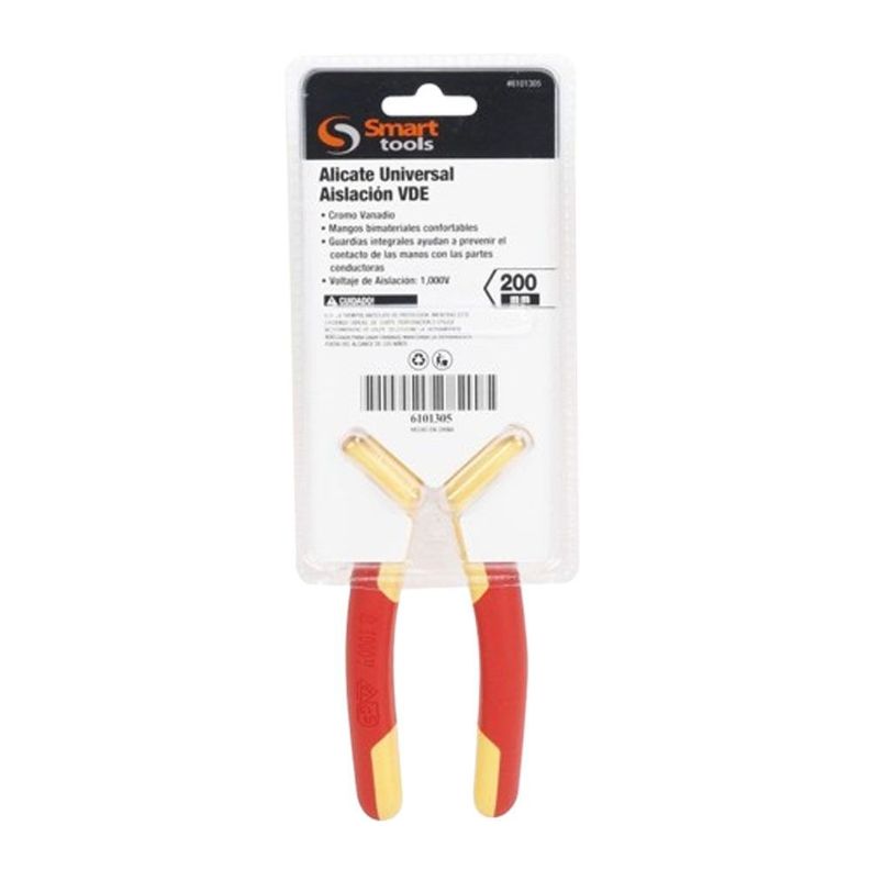 Alicate Universal Aislación Vde Smart Tools - 1000v / 8 PuLG-1
