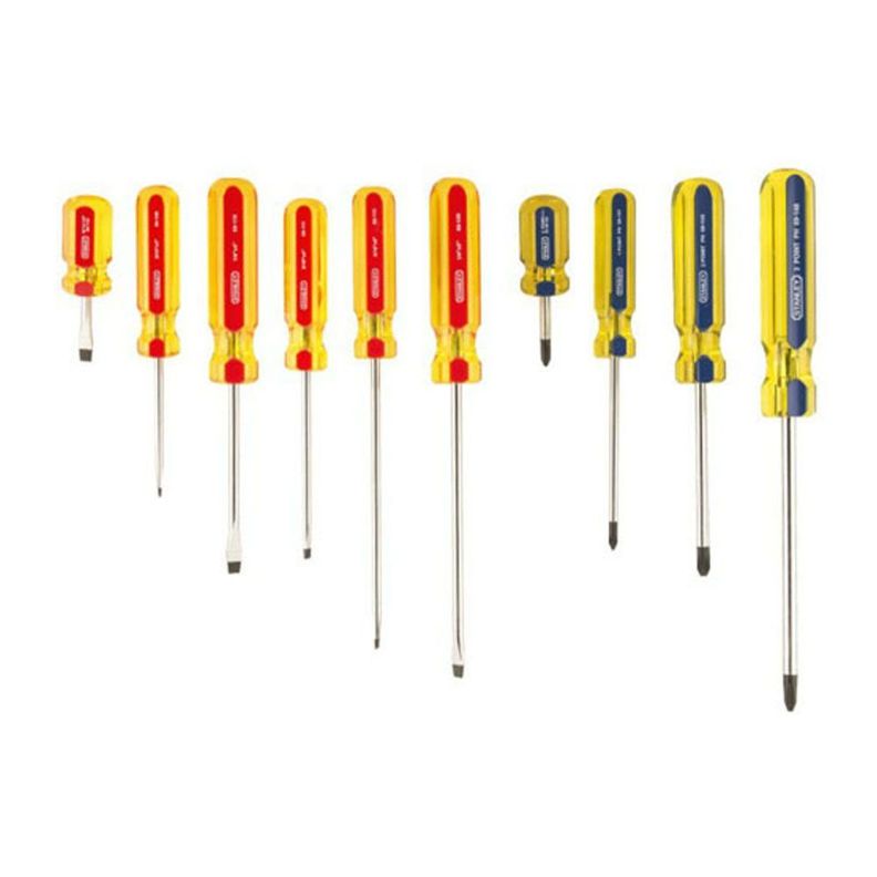 Juego de Destornilladores Stanley - 10 Piezas puntas magnéticas-1