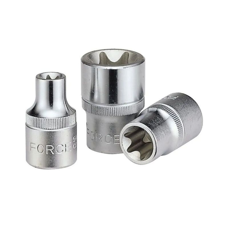 Juego Dados Torx Hembra Force 1/2 - E10 a E24 - 7 Piezas-2