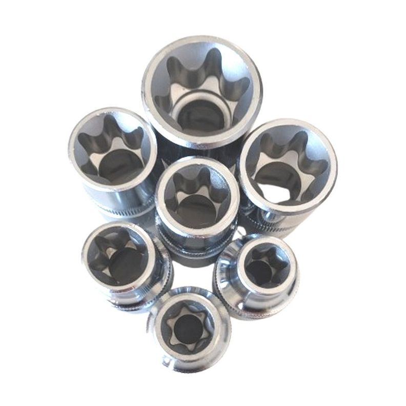 Juego Dados Torx Hembra Force 1/2 - E10 a E24 - 7 Piezas-3