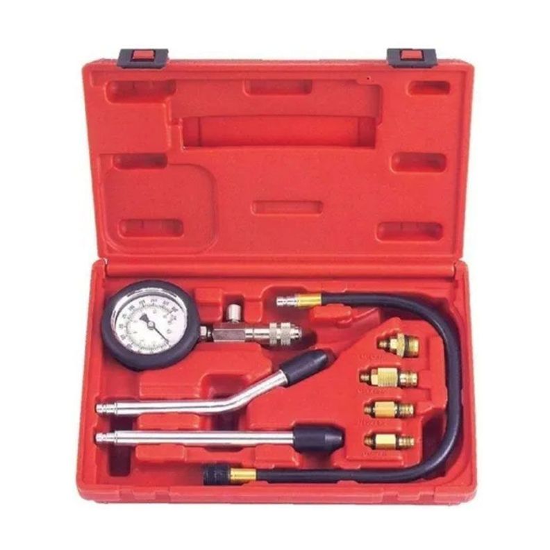 Compresímetro Bencinero Force 300 Psi - 8 Piezas-0