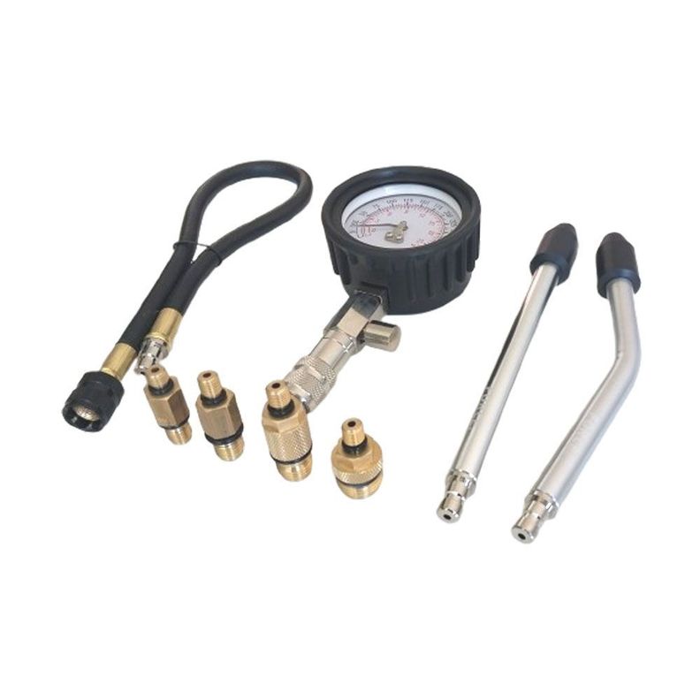 Compresímetro Bencinero Force 300 Psi - 8 Piezas-2
