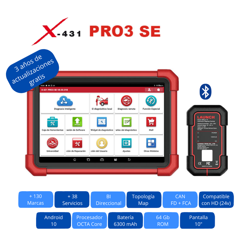 Escáner Launch X431 PRO 3 V SE-1