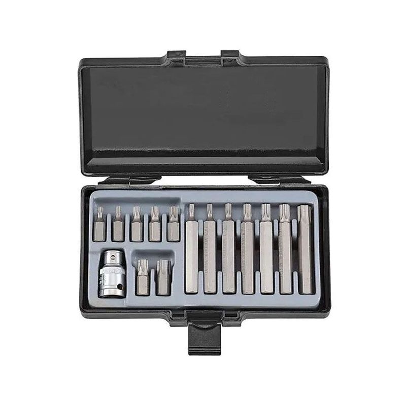 Juego Puntas Torx Force T20 a T55 - 15 Piezas-0
