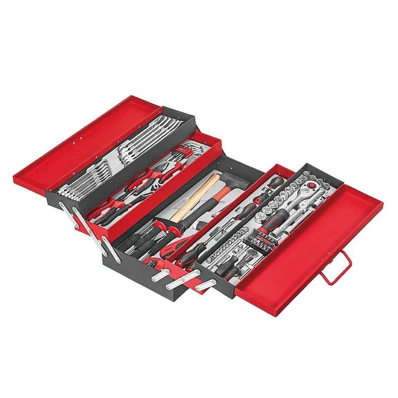 Caja Metálica Con Herramientas Force - 101 Piezas-0