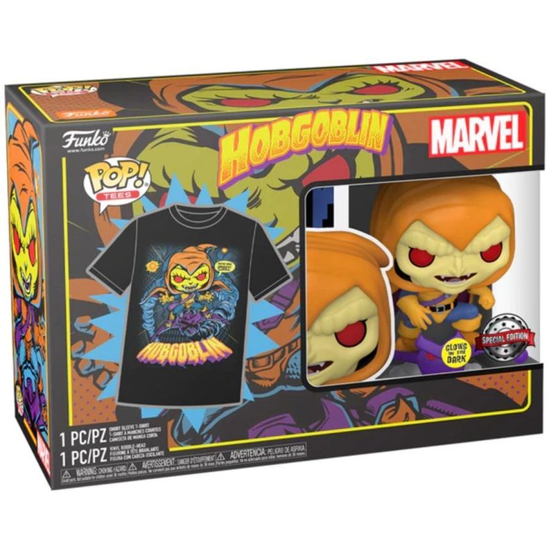 Funko Pop Marvel Spider Man Hobgoblin + Polera Talla M-0