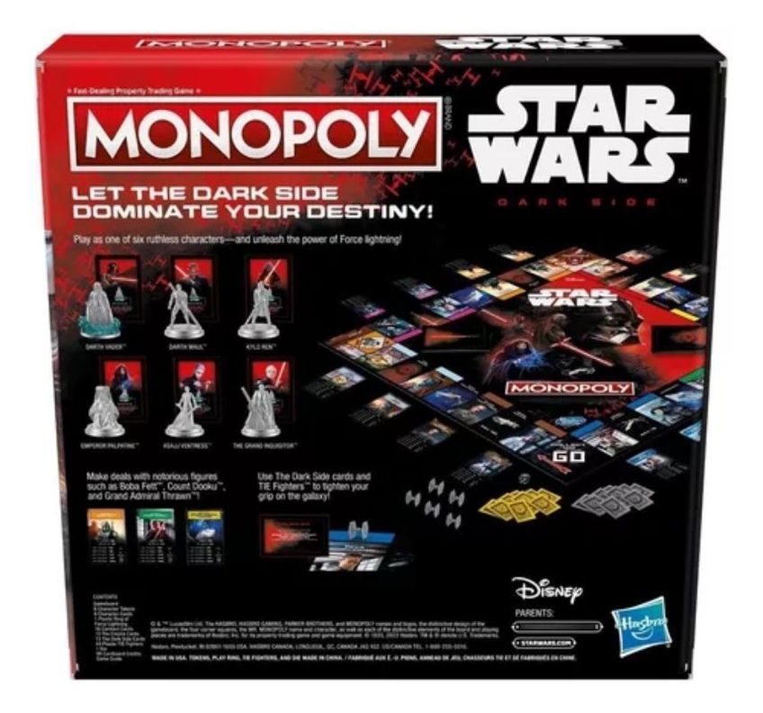 Monopoly Edición Star Wars El Lado Oscuro-3