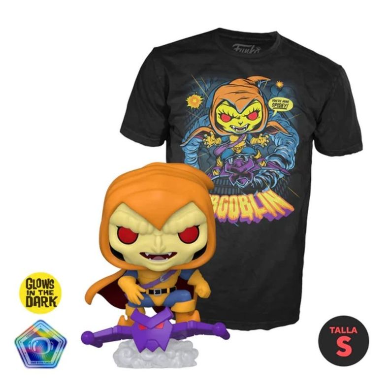 Funko Pop Marvel Spider Man Hobgoblin + Polera Talla S-1
