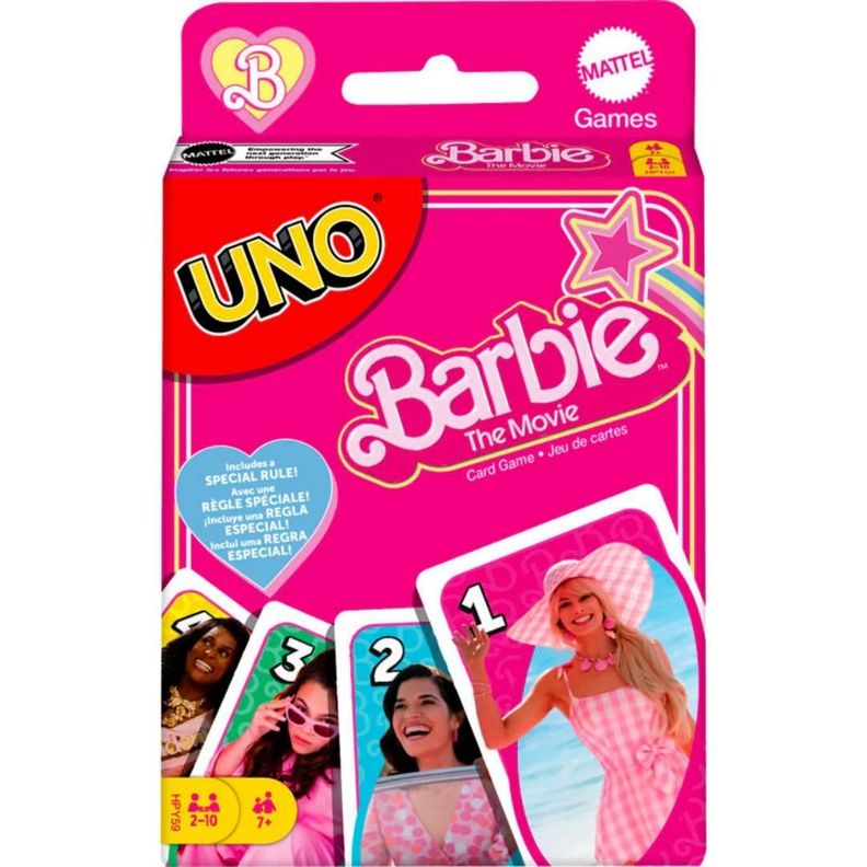 Cartas UNO Edición Barbie Original - Mattel-0