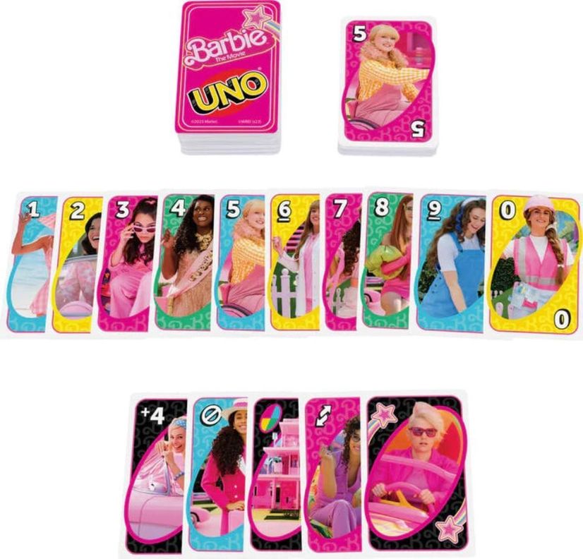Cartas UNO Edición Barbie Original - Mattel-1