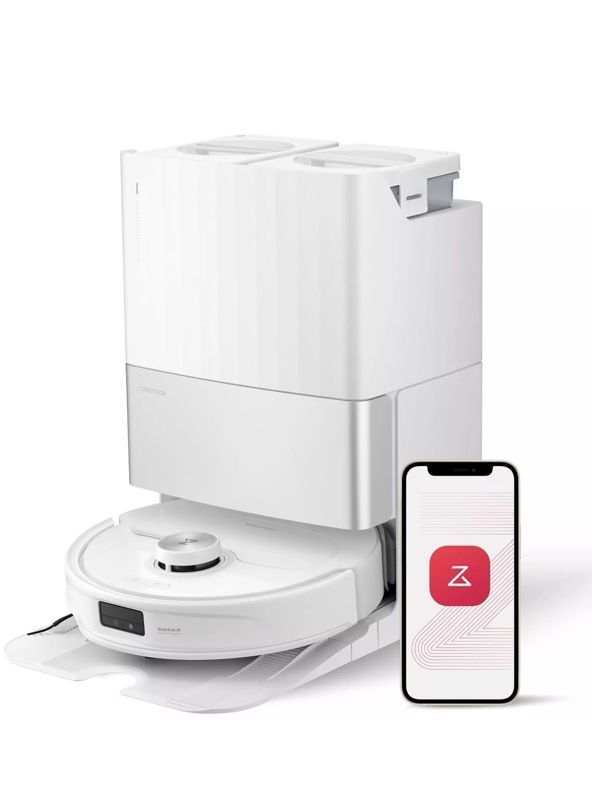 Roborock Qrevo Master Robot Aspirador y trapeador Blanco Succion 10000PA-0