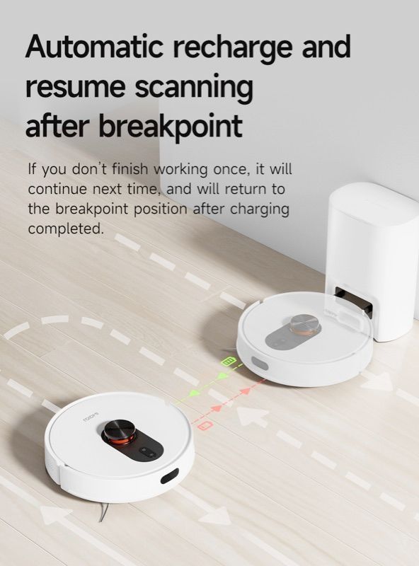 XIAOMI Roidmi Eve Rook Robot Aspiradora 5000 PA-2