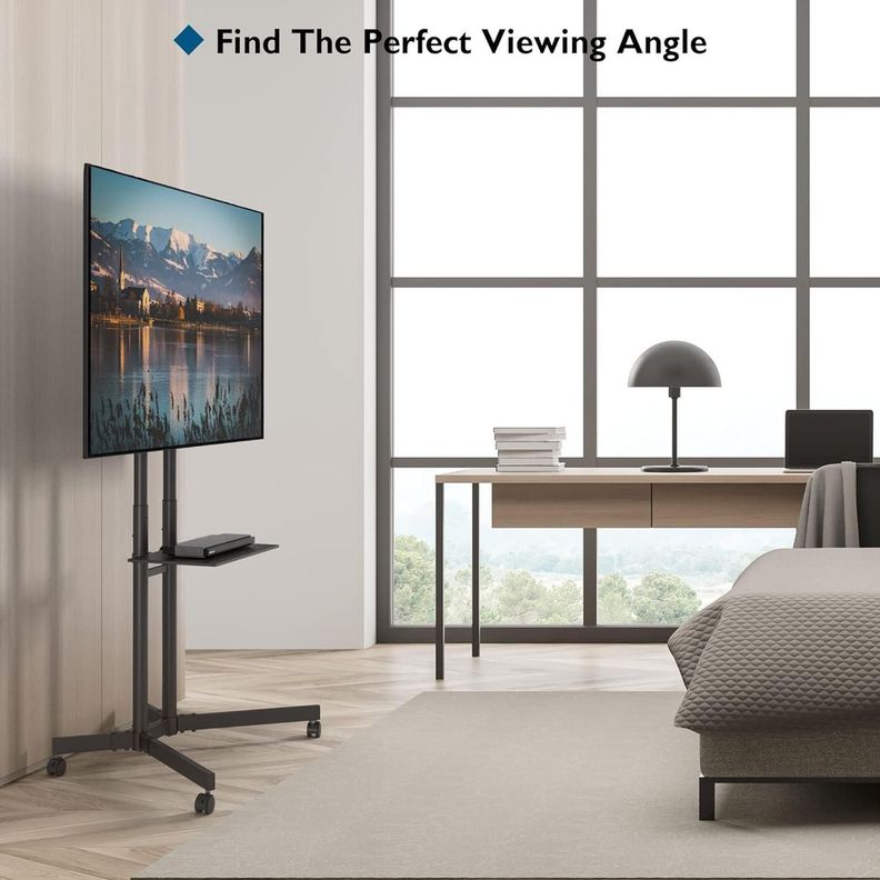 Soporte Tv Pedestal Con Ruedas 32-70 Pulgadas-6