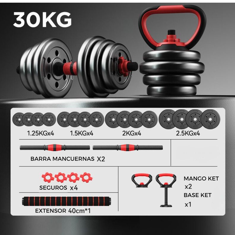 Mancuernas Ajustables Yep's Ma30kg 30 Kg-2