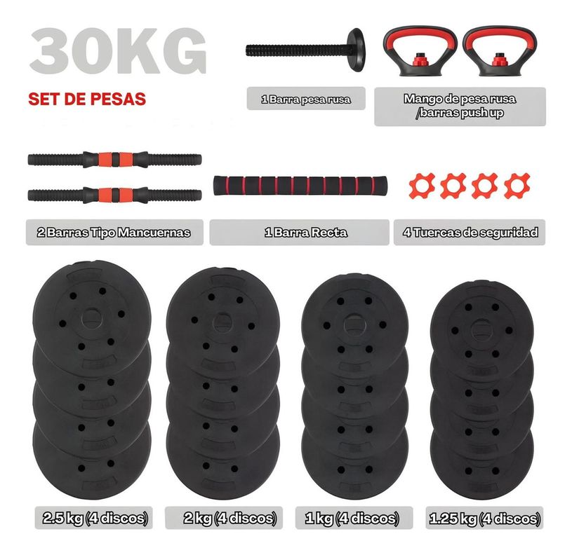 Mancuernas Ajustables Yep's Ma30kg 30 Kg-3
