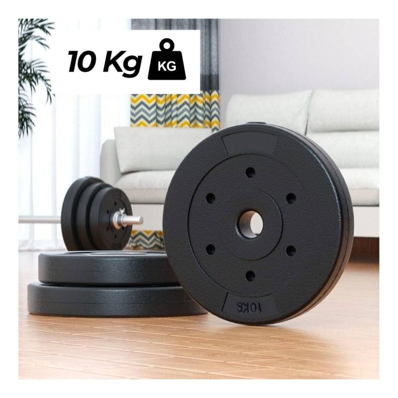 Par Discos 10 Kg - 20 Kg En Total-6