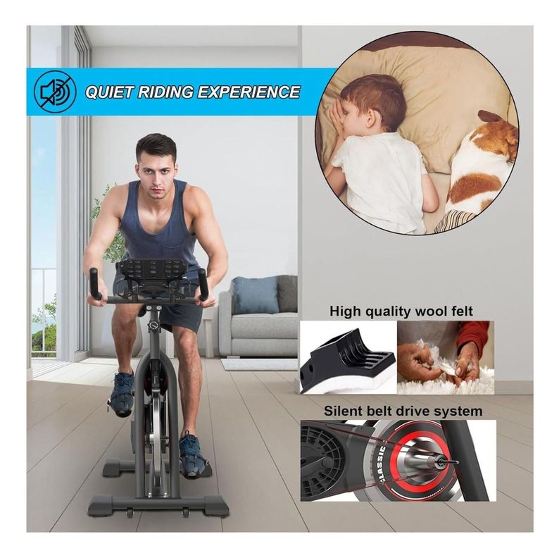 Bicicleta De Spinning Deluxe Extra Confort-4