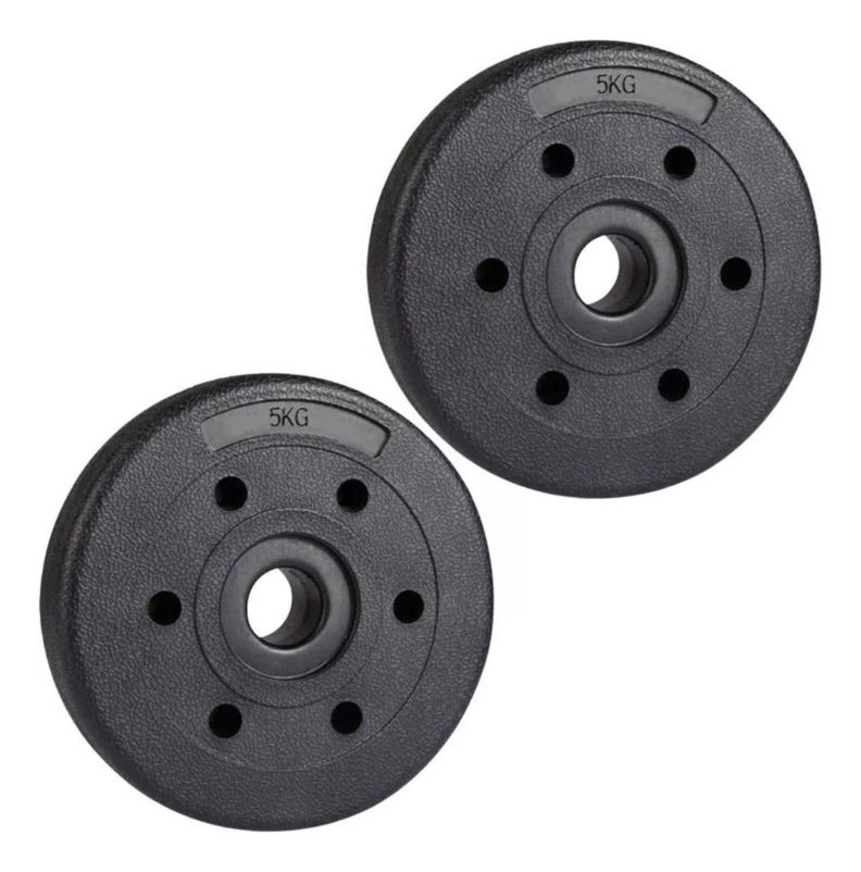 Par Discos 5 Kg - 10 Kg En Total-0