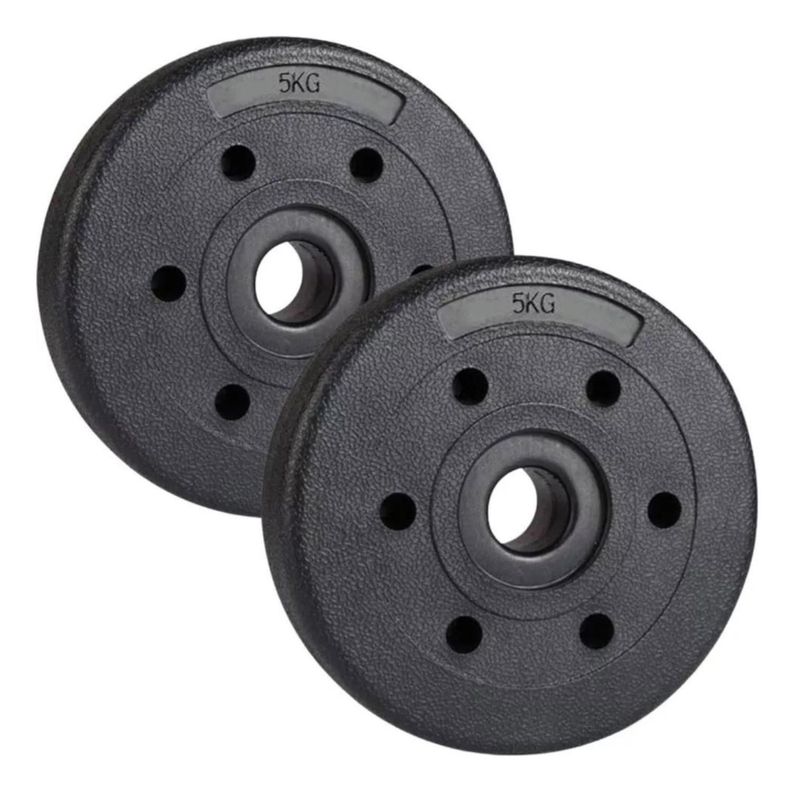 Par Discos 5 Kg - 10 Kg En Total-1