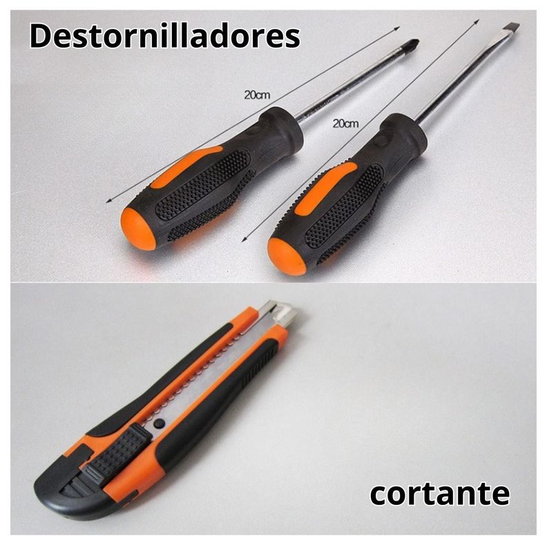 Set 31 Piezas Herramientas Electricista + Maletín Portátil-4