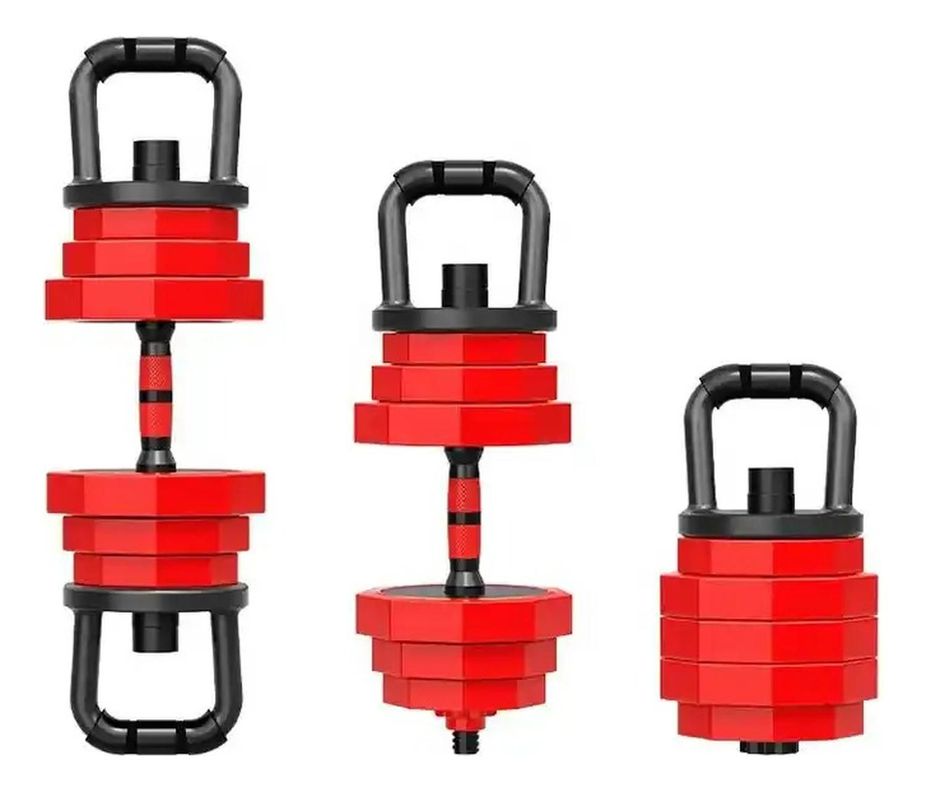 Set Mancuernas 20 Kg Barra Rusa Kettlebell Premium-5