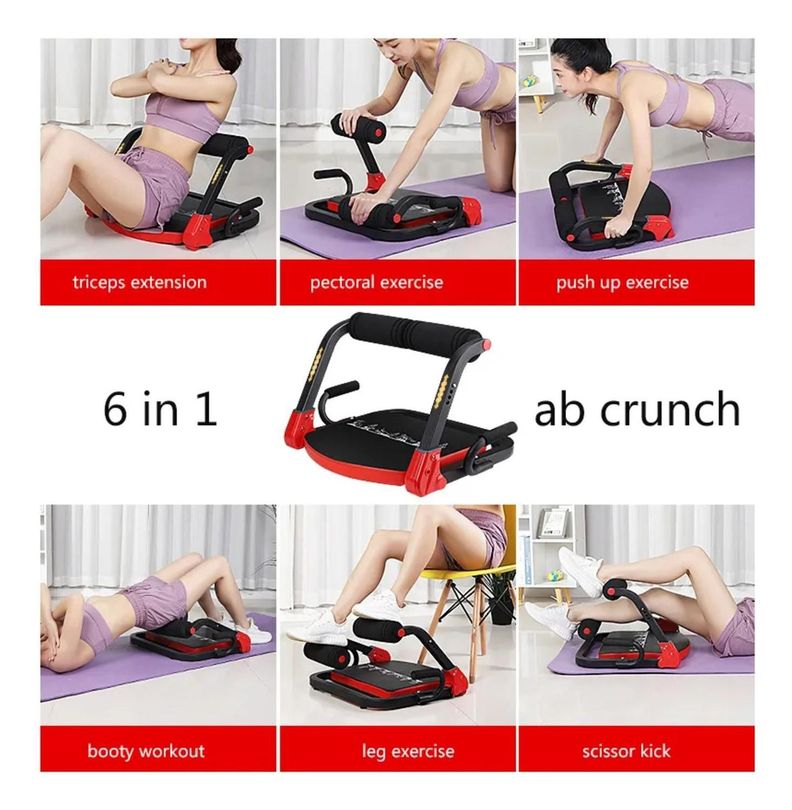 Máquina Abdominales Ejercicios Ab Crunch-8