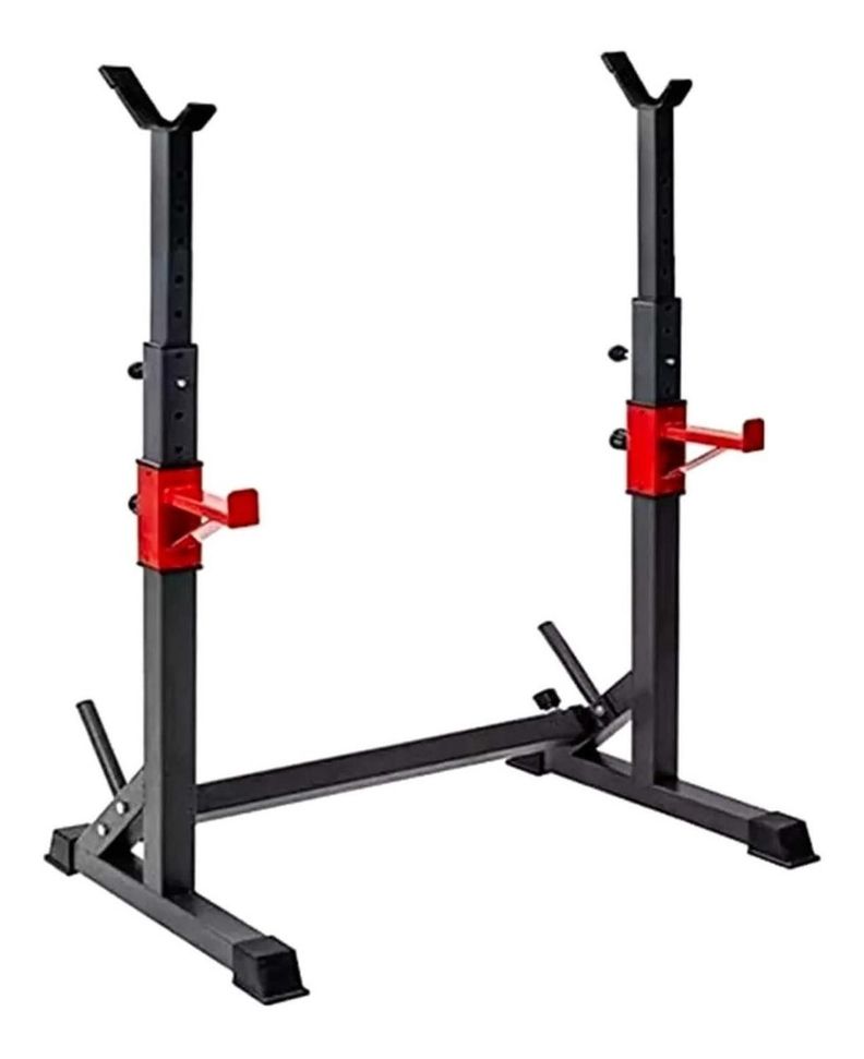 Rack Squat Sentadillas Ajustable Barra Pesas Pre Y Olimpica-0