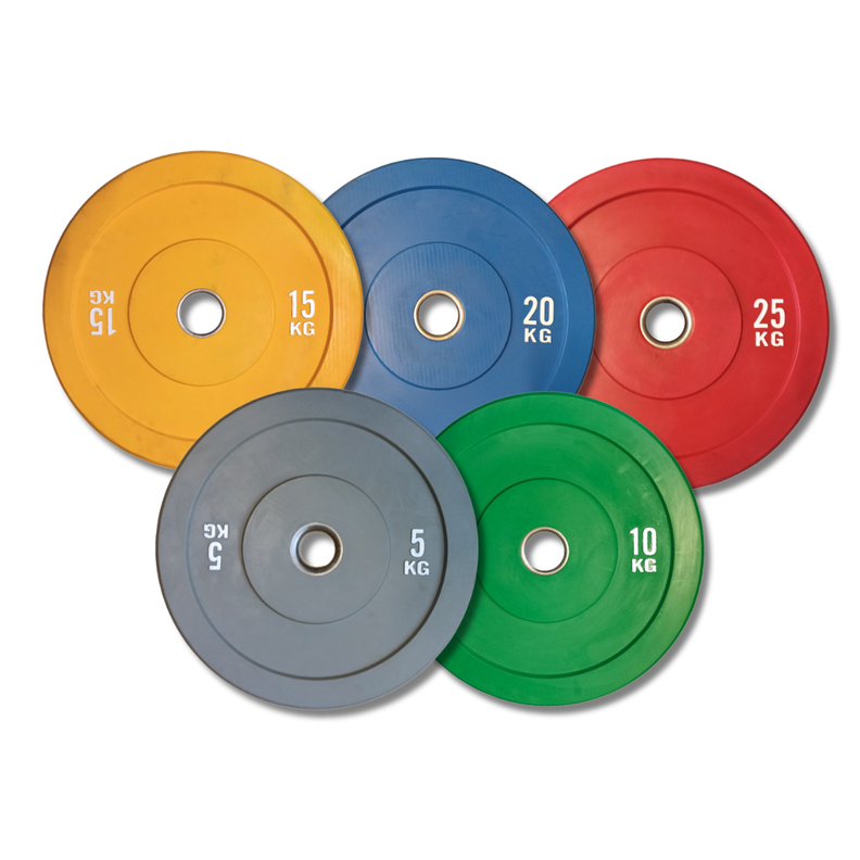 Par Discos Bumper 10 Kg Olímpicos Profesional-2