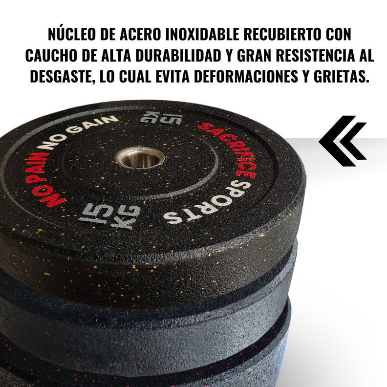 Par de Discos Crumb Bumper 20kg-3
