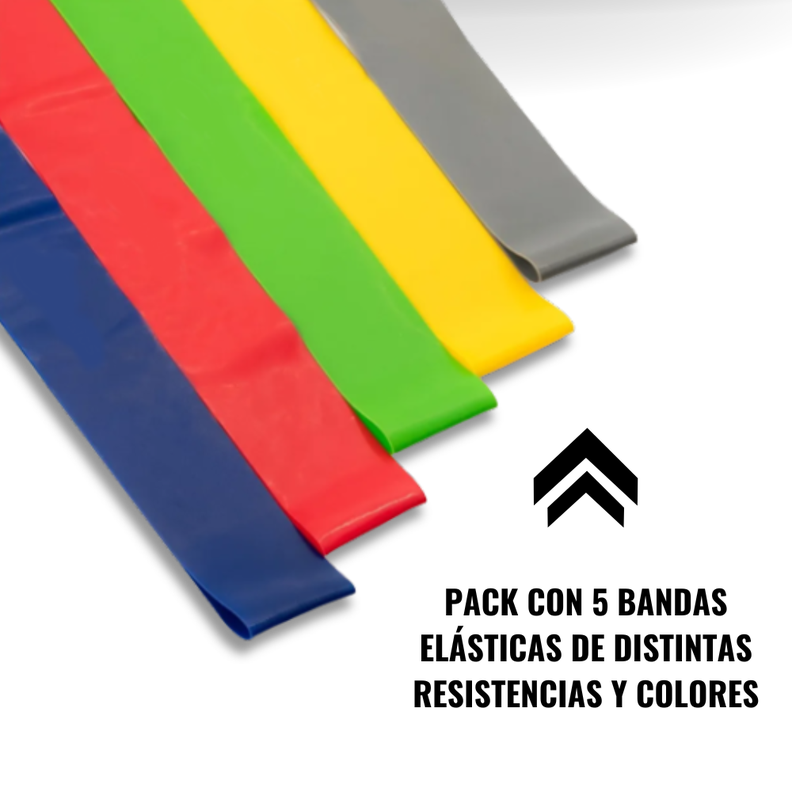 Set 5 Bandas Elásticas De Resistencia-1