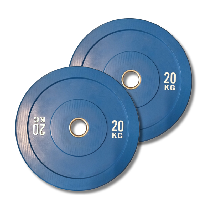 Par Discos Bumper 20 Kg Olímpicos Profesional-0