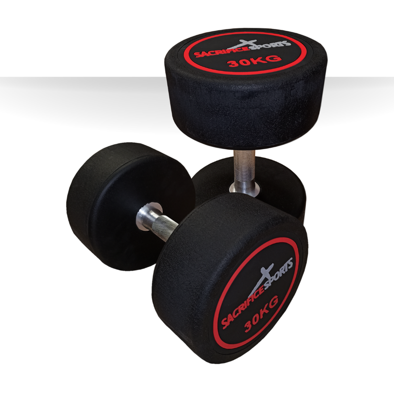 Par de Mancuernas Redondas de 30 kg-0