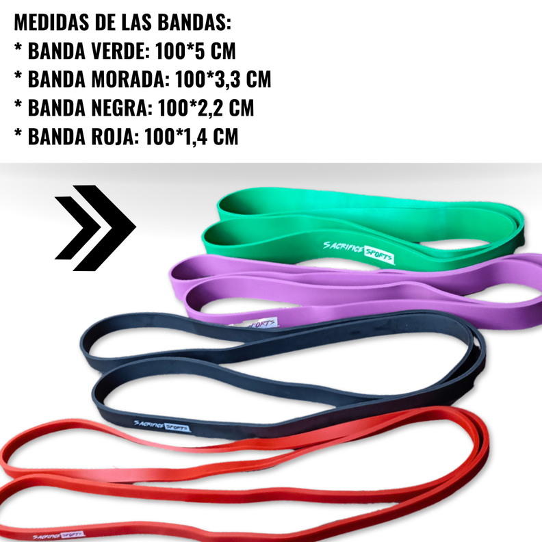Set de Bandas Elásticas Sacrifice Sports 070-4