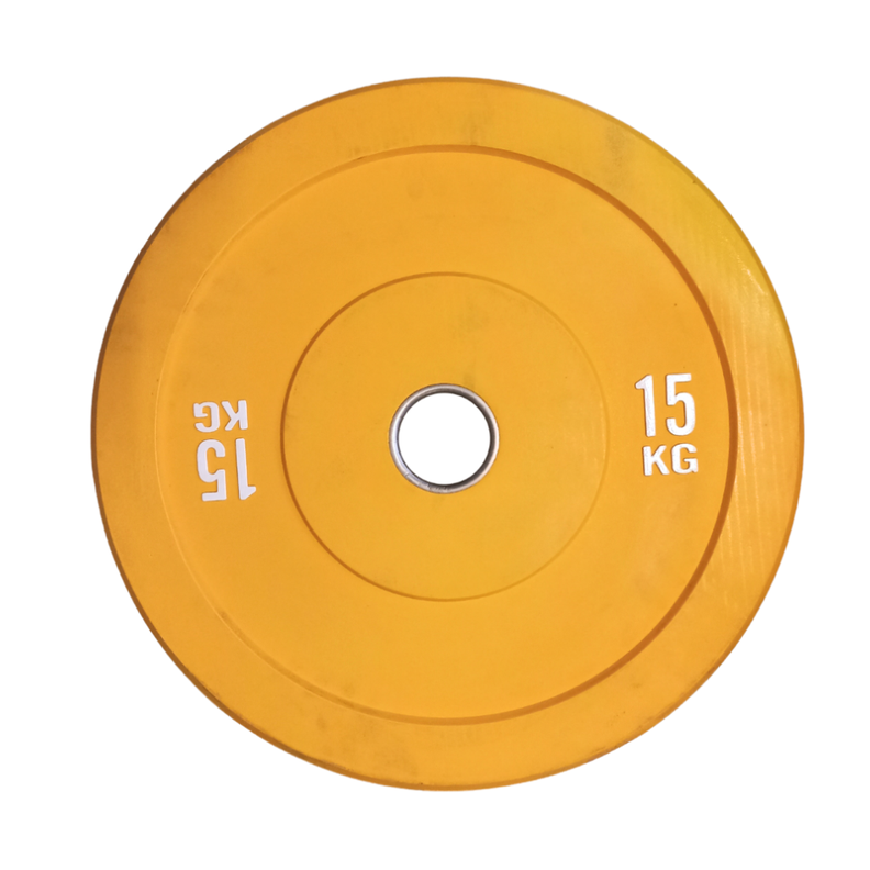 Par Discos Bumper 15 Kg Olímpicos Profesional-0