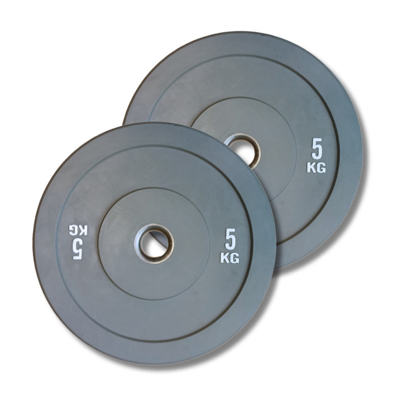 Par Discos Bumper 5 Kg Olímpicos Profesional-0