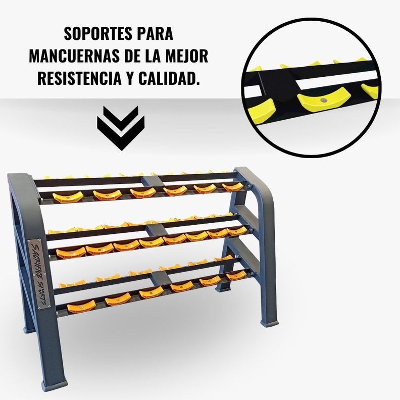Rack De Mancuernas 1050 de Alto Flujo-3