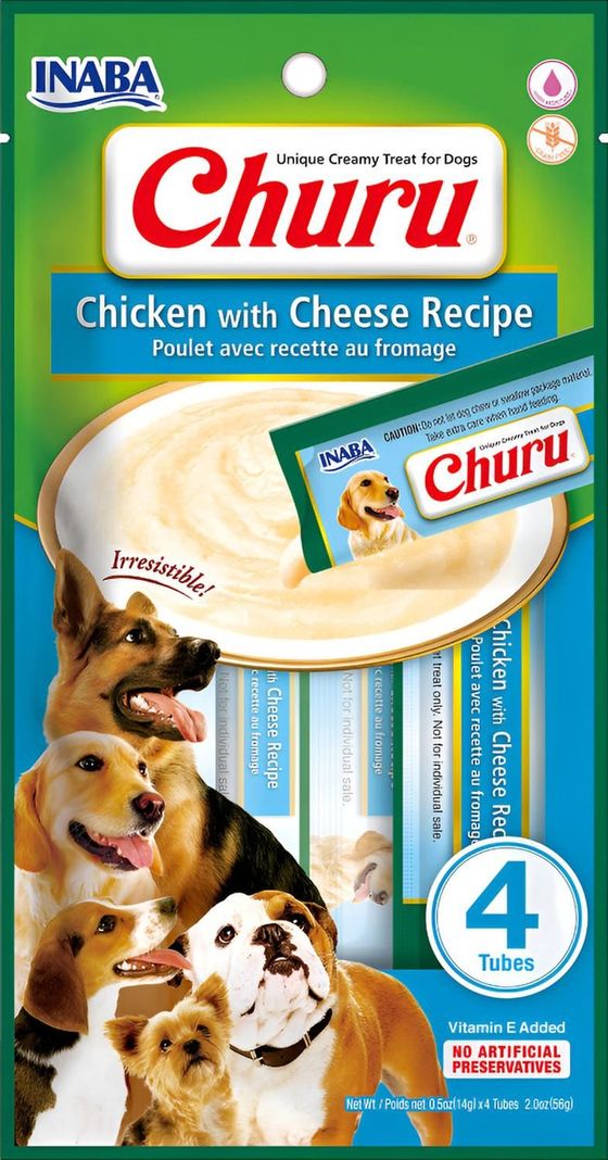 Snack Para Mascotas Churu Perros Premios 14g X 4 Tubos (56g)