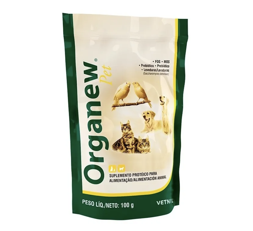 Organew Suplemento Para Perros Y Gatos 100 G Verde