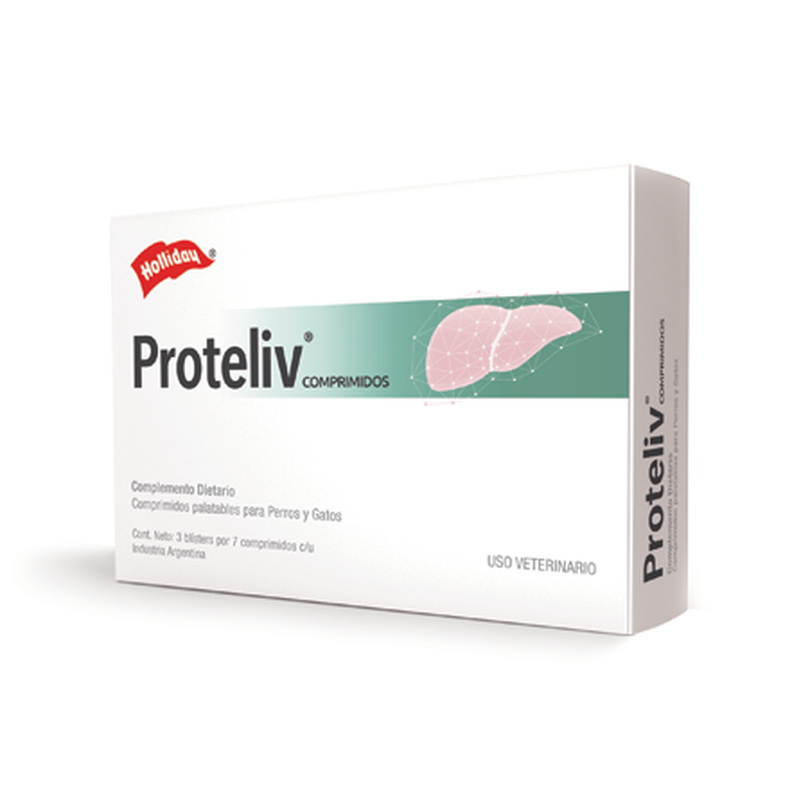 Proteliv Suplemento Natural Para Macotas Perros Y Gatos 21c Blanco 21