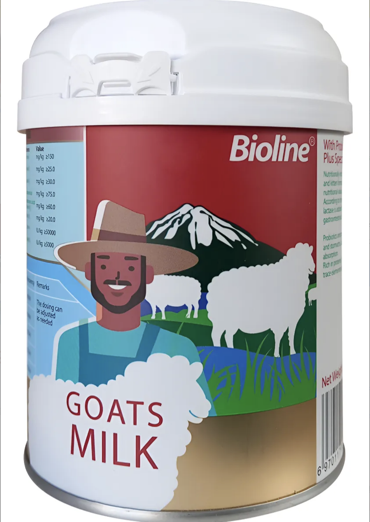 Bioline Leche De Cabra Para Mascotas Perros Gatos 200g Blanco 6 onzas