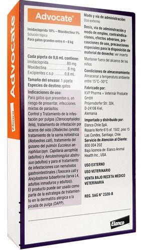 Advocate Antiparasitario Pipeta Para Gatos De 4 A 8 Kg-1