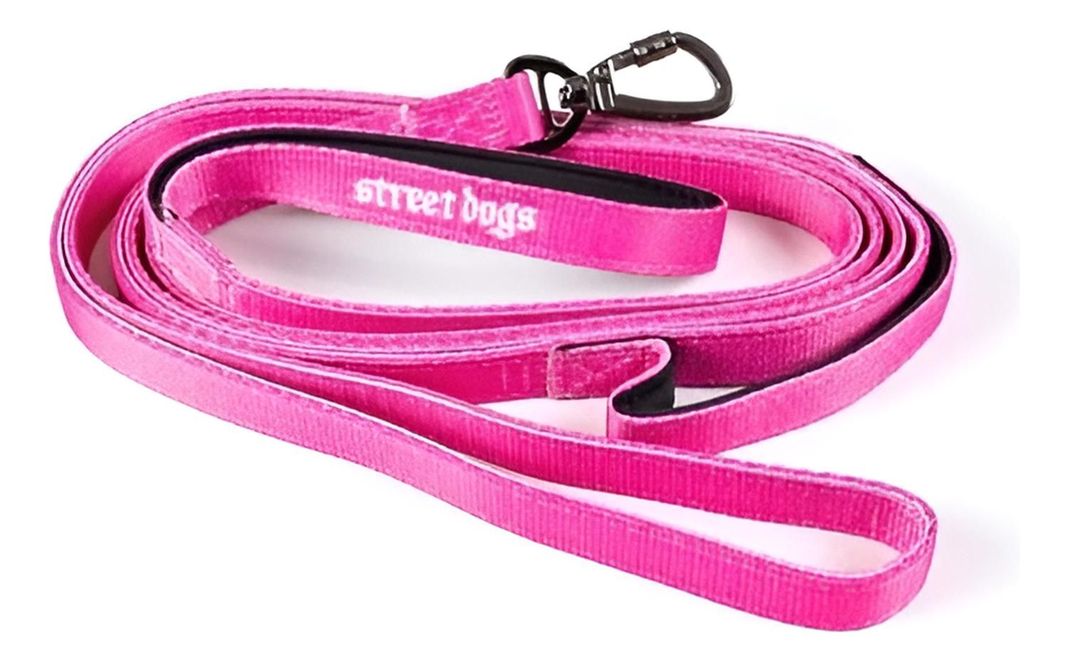 Correa De Paseo Para Perros Street Dogs Light 5m Fucsia 1
