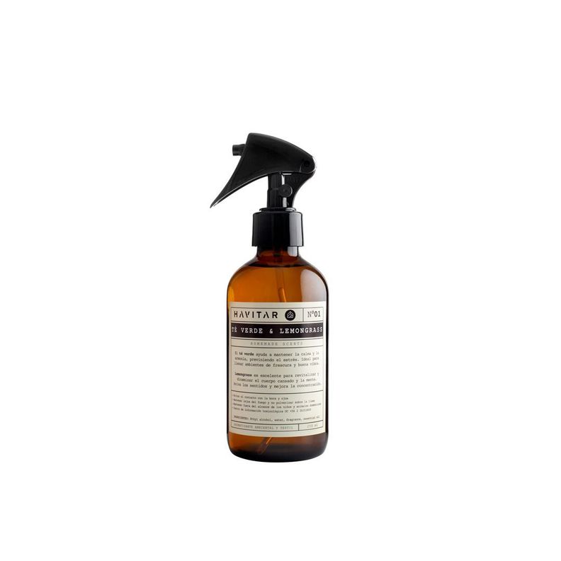 Aromatizador Ambiental y Textil Vidrio 250 ML Te Verde & Lemongrass-0